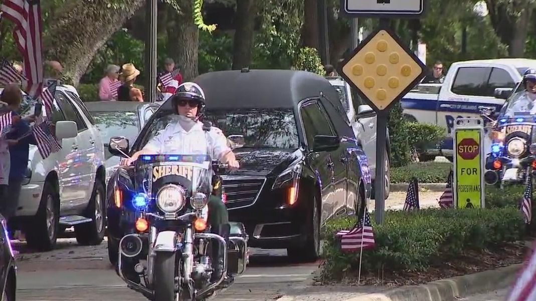 Funeral procession held for Army Ranger candidate Evan Fitzgibbon